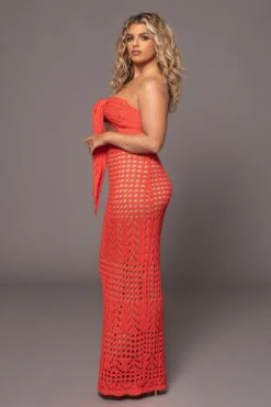 Coral Caribbean Skies Skirt Set -Lady Clothing Store PRODUCT MAR132023 ASAP 5