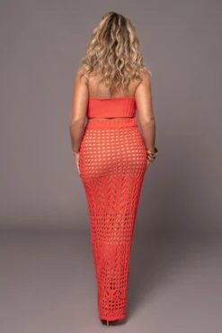 Coral Caribbean Skies Skirt Set -Lady Clothing Store PRODUCT MAR132023 ASAP 6