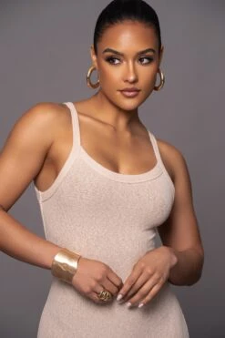 Beige Back To You Maxi Dress -Lady Clothing Store PRODUCT MAR302023 48