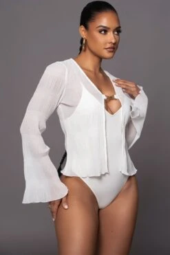 White Hidden Treasure Clasp Top -Lady Clothing Store PRODUCT MAR302023 85