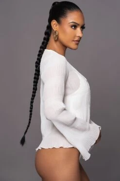 White Hidden Treasure Clasp Top -Lady Clothing Store PRODUCT MAR302023 88