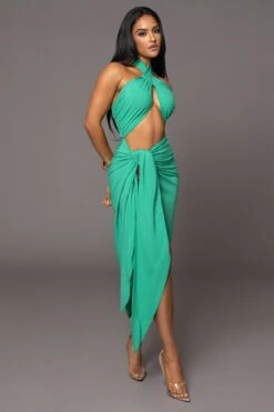 Green Sahara Dress 23 Green Sahara Dress -Lady Clothing Store PRODUCT MAR82023 26