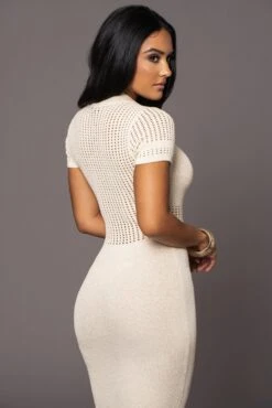 Buttercream Venice Collared Midi Dress -Lady Clothing Store PRODUCT MAR82023 ASAP 7