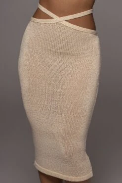 Cream Beatrix Midi Skirt -Lady Clothing Store PRODUCT MARCH92022 159