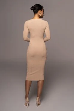 Beige High Expectations Midi Dress -Lady Clothing Store PRODUCT MAY132022 63