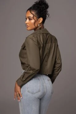 Olive Castella Twist Front Top -Lady Clothing Store PRODUCT MAY172023 102