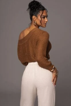 Pecan No Turning Back Off-Shoulder Top 17 Pecan No Turning Back Off-Shoulder Top -Lady Clothing Store PRODUCT MAY172023 21