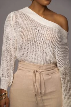 Ivory No Turning Back Off-Shoulder Top -Lady Clothing Store PRODUCT MAY172023 85