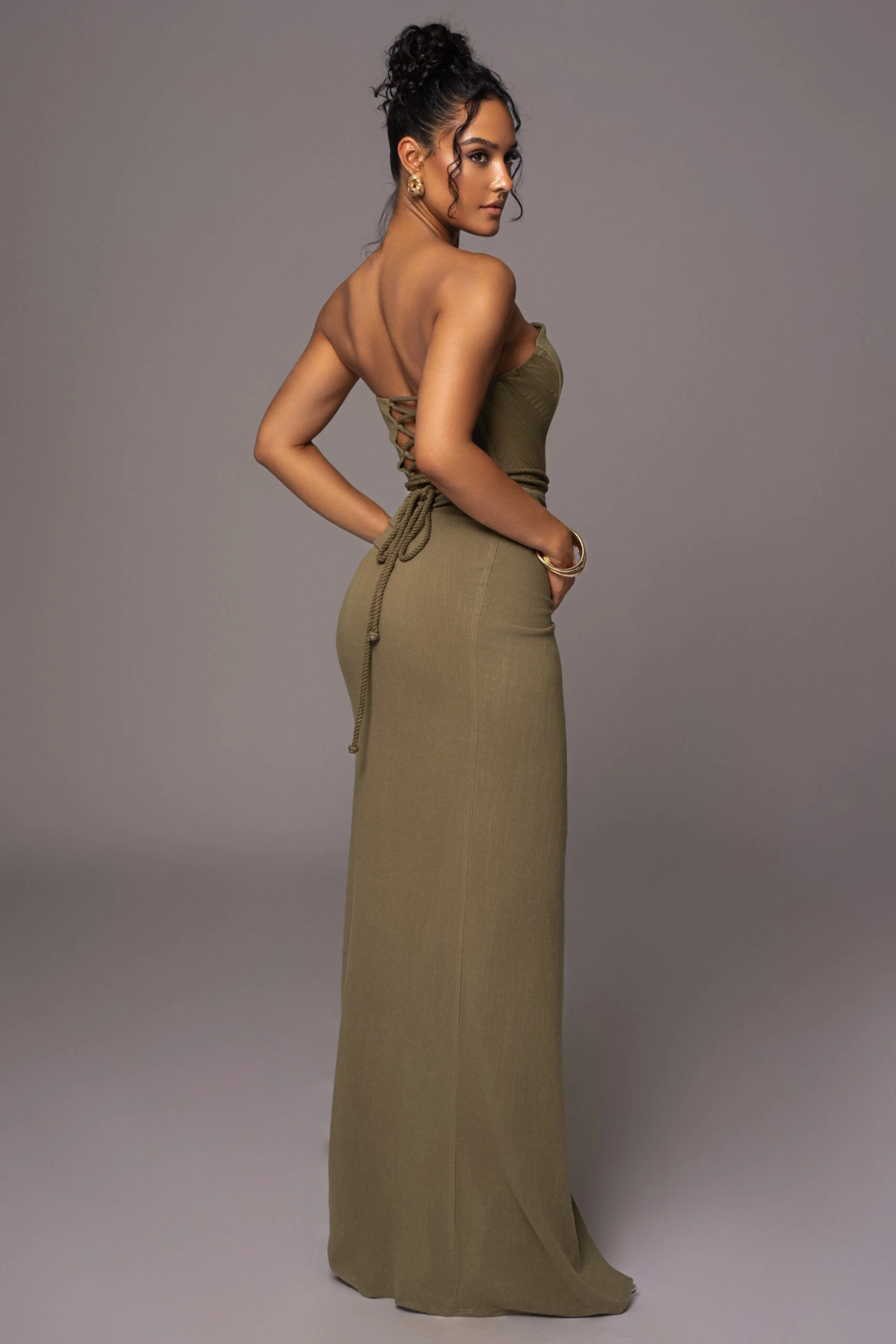 Olive Destination Linen Skirt Set 18 Olive Destination Linen Skirt Set - Image 16