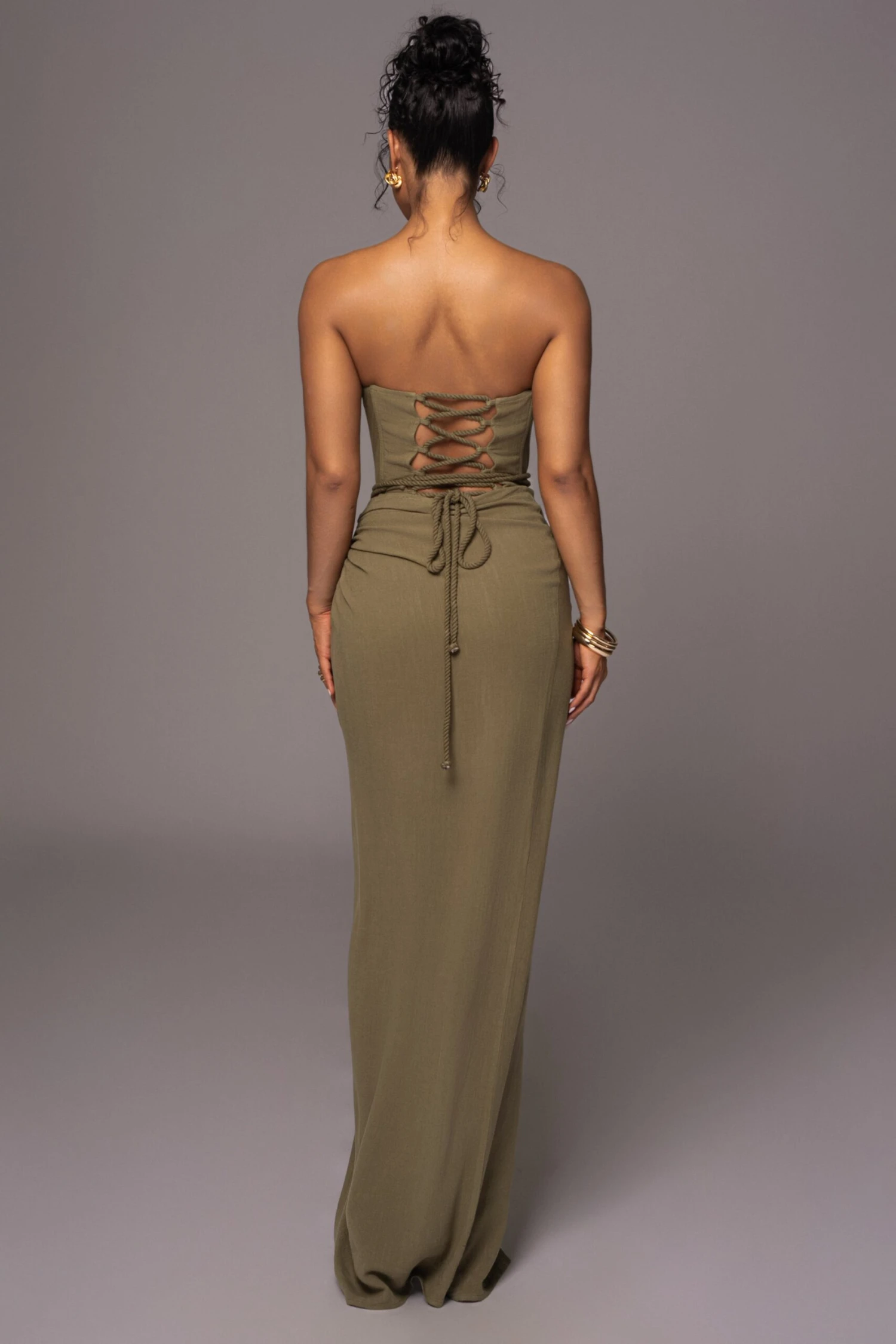 Olive Destination Linen Skirt Set 20 Olive Destination Linen Skirt Set - Image 18