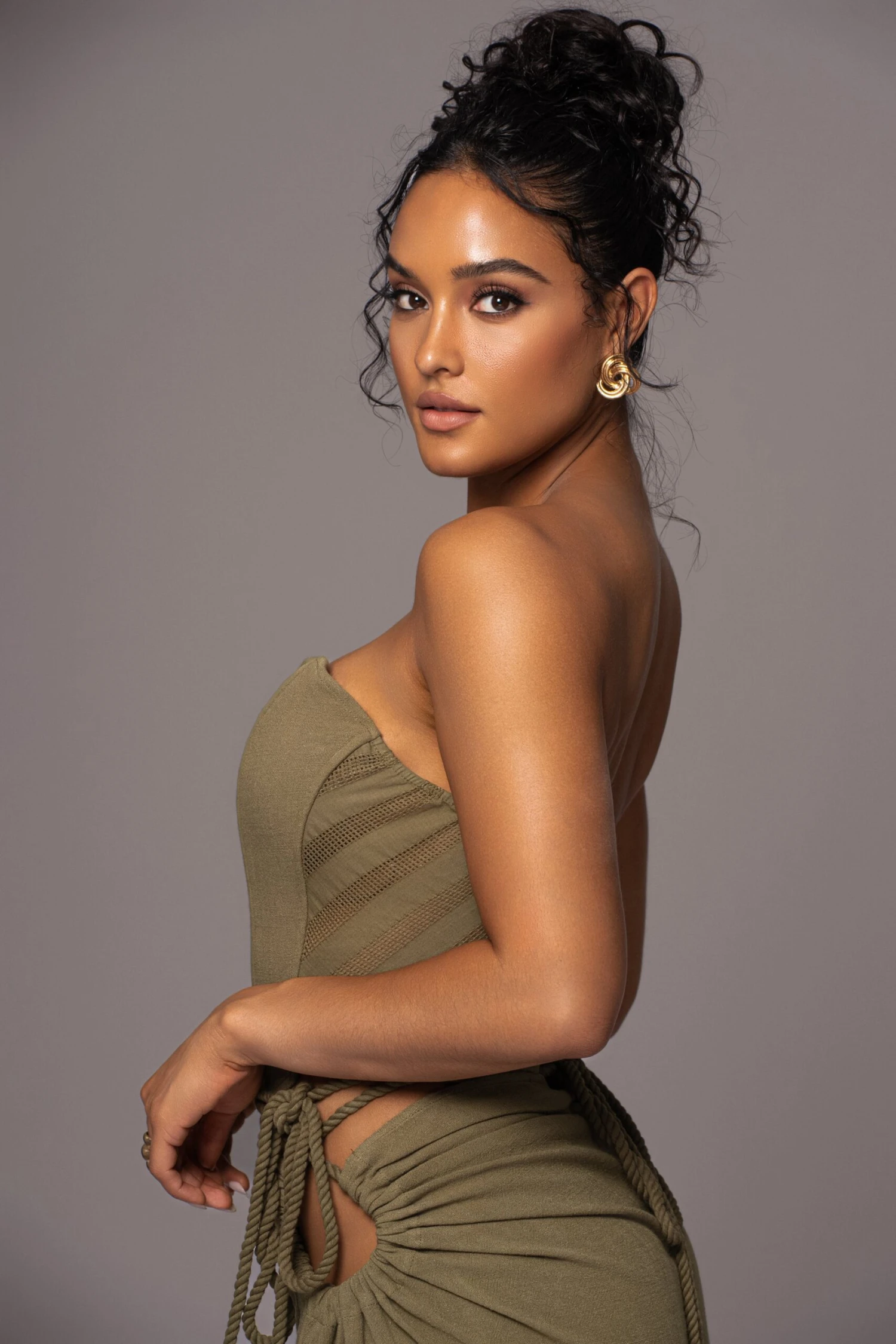 Olive Destination Linen Skirt Set 19 Olive Destination Linen Skirt Set - Image 17