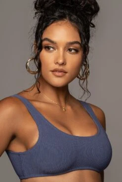 Indigo Blesse Ribbed Bikini Set -Lady Clothing Store PRODUCT MAY202022 SUMMER1 84