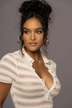 Ivory Take Me Away Collared Dress -Lady Clothing Store PRODUCT MAY202022 SUMMER2 36