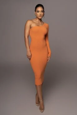 OrangeVixen One Shoulder Dress -Lady Clothing Store PRODUCT MAY22022 178