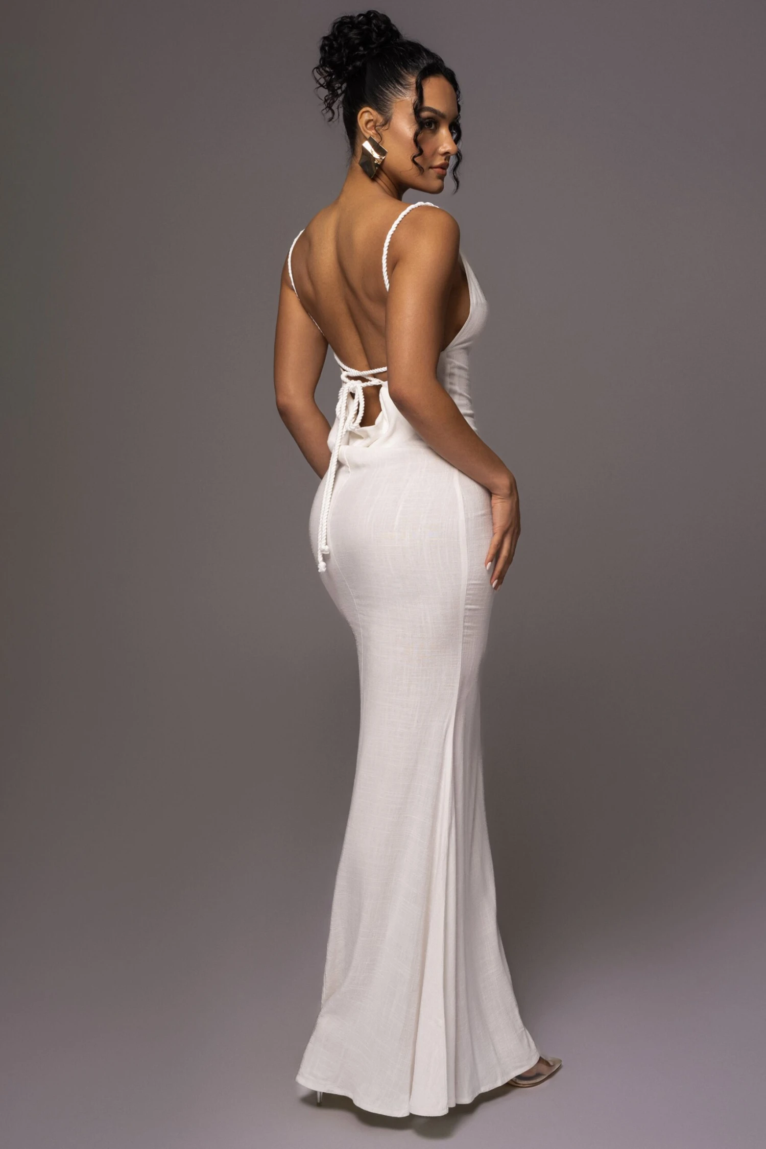 White Adventure Awaits Linen Maxi Dress 4 White Adventure Awaits Linen Maxi Dress - Image 2