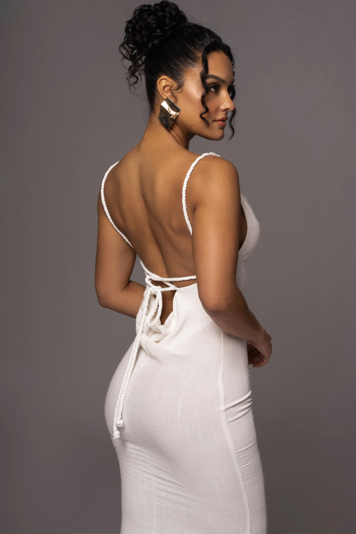 White Adventure Awaits Linen Maxi Dress 11 White Adventure Awaits Linen Maxi Dress - Image 9