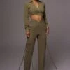 Olive Better Half Linen Utility Pants -Lady Clothing Store PRODUCT MAY232023 JUNEDROP1 188