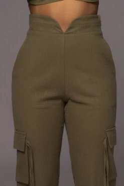 Olive Better Half Linen Utility Pants -Lady Clothing Store PRODUCT MAY232023 JUNEDROP1 202
