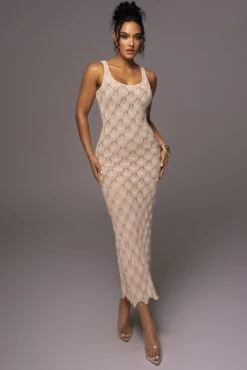 Beige Novabella Maxi Dress -Lady Clothing Store PRODUCT MAY232023 JUNEDROP1 21