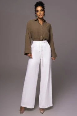 Olive By The Coast Crinkled Button Up -Lady Clothing Store PRODUCT MAY232023 JUNEDROP1 216