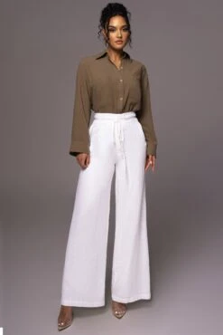 Olive By The Coast Crinkled Button Up -Lady Clothing Store PRODUCT MAY232023 JUNEDROP1 217