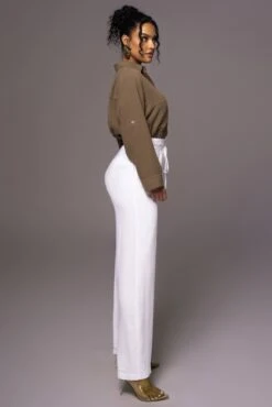 Olive By The Coast Crinkled Button Up -Lady Clothing Store PRODUCT MAY232023 JUNEDROP1 218