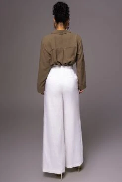 Olive By The Coast Crinkled Button Up -Lady Clothing Store PRODUCT MAY232023 JUNEDROP1 219