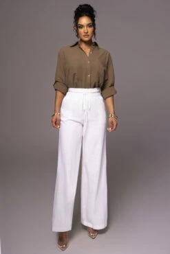 Olive By The Coast Crinkled Button Up -Lady Clothing Store PRODUCT MAY232023 JUNEDROP1 222