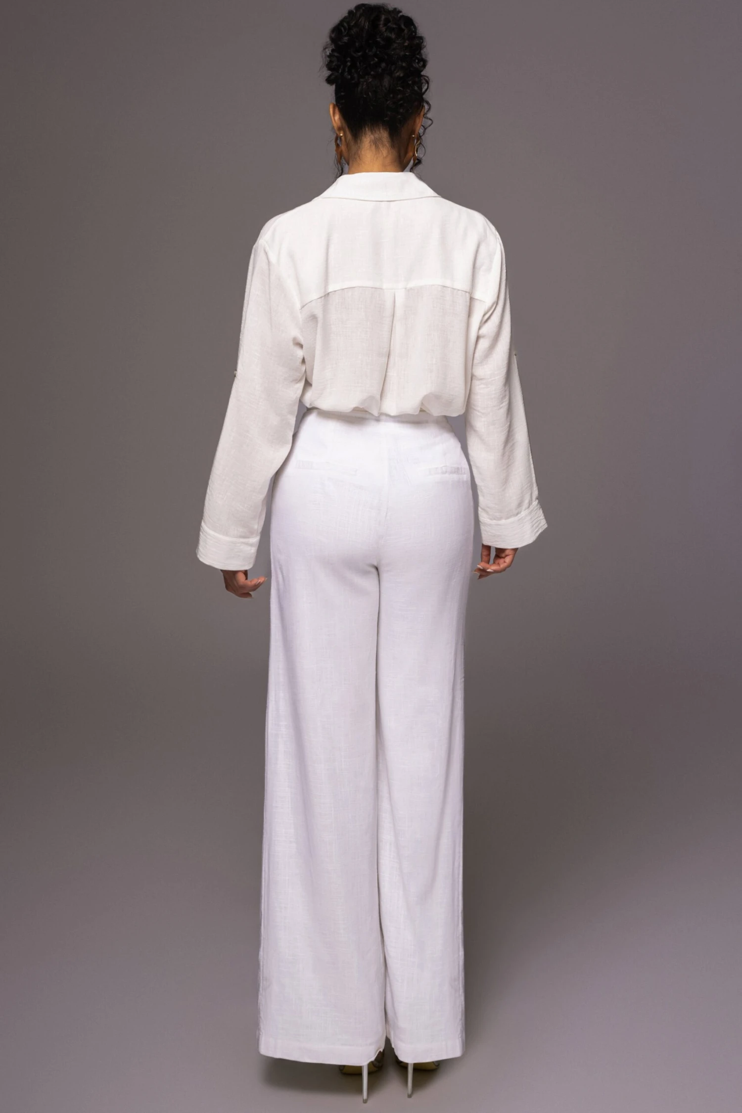 Off White By The Coast Crinkled Button Up 15 Off White By The Coast Crinkled Button Up - Image 13