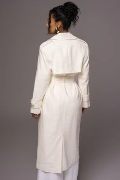 Off White One Step Closer Linen Coat -Lady Clothing Store PRODUCT MAY232023 JUNEDROP1 241