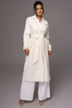 Off White One Step Closer Linen Coat -Lady Clothing Store PRODUCT MAY232023 JUNEDROP1 242
