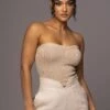 Beige Stay In Touch Bustier