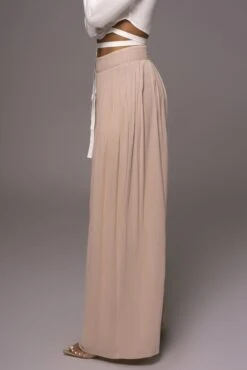Beige After Sunset Pleated Pants -Lady Clothing Store PRODUCT MAY232023 JUNEDROP1 79