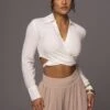 White Drift Away Linen Wrap Top 2 White Drift Away Linen Wrap Top -Lady Clothing Store PRODUCT MAY232023 JUNEDROP1 81 446b8147 5a1d 4c25 a66f ca87f011a429