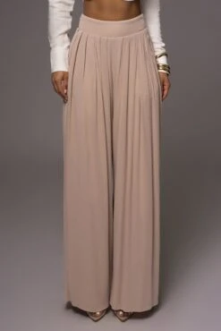 Beige After Sunset Pleated Pants -Lady Clothing Store PRODUCT MAY232023 JUNEDROP1 82