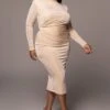 Buttercream Kara Mock Neck Dress 1 Buttercream Kara Mock Neck Dress -Lady Clothing Store PRODUCT NOV162021 PLUSSIZE 33