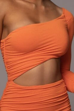 Orange Light Up The Night Dress -Lady Clothing Store PRODUCT NOV172022 16