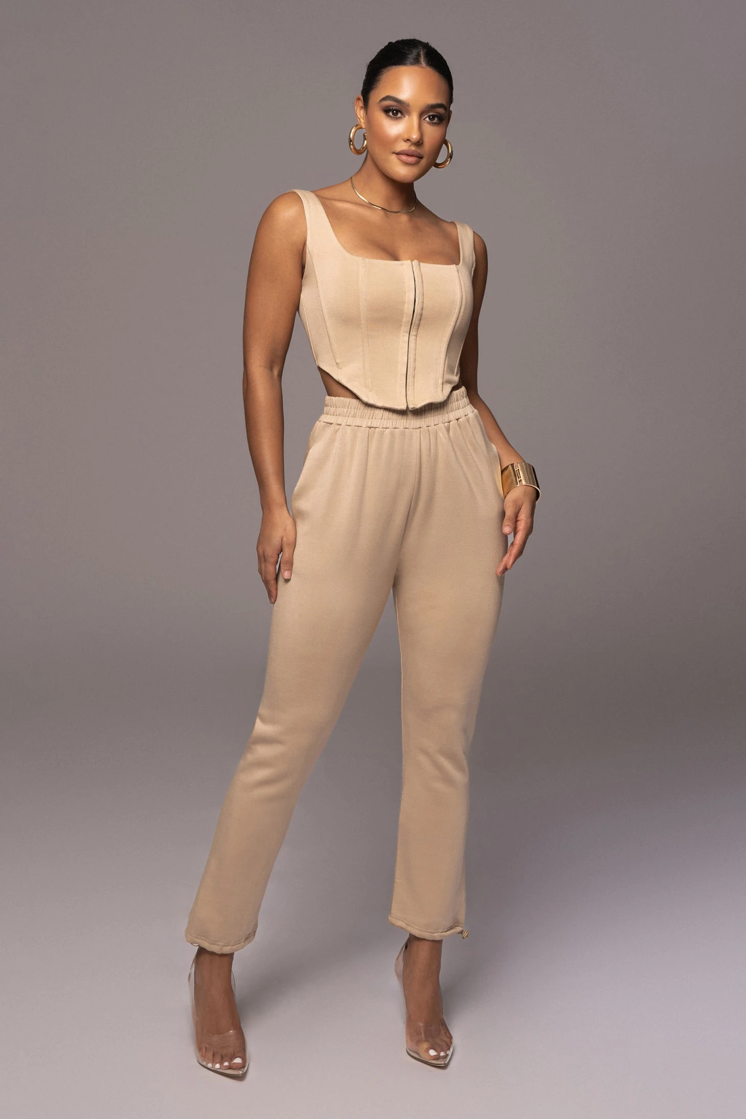 Beige No Limits Joggers 4 Beige No Limits Joggers - Image 2