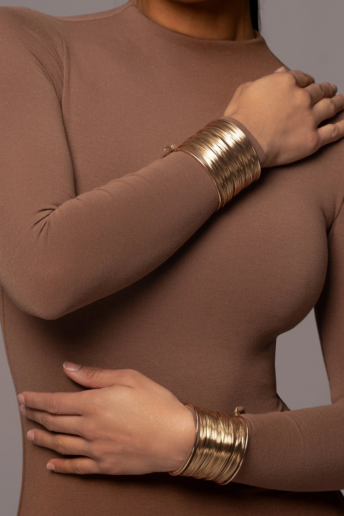 Pecan Lucia Mock Neck Midi Dress 4 Pecan Lucia Mock Neck Midi Dress - Image 2