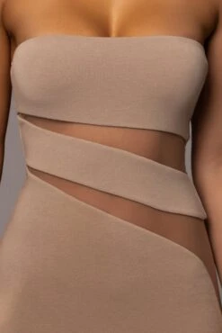 Beige Unpredictable Midi Dress -Lady Clothing Store PRODUCT NOV212022 DECDROP1 14