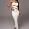 White Unpredictable Midi Dress -Lady Clothing Store PRODUCT NOV212022 DECDROP1 15