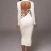 Ivory Shaye Mock Neck Dress -Lady Clothing Store PRODUCT NOV212022 DECDROP1 193