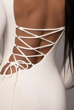 Ivory Shaye Mock Neck Dress -Lady Clothing Store PRODUCT NOV212022 DECDROP1 195