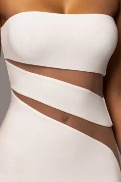 White Unpredictable Midi Dress -Lady Clothing Store PRODUCT NOV212022 DECDROP1 26