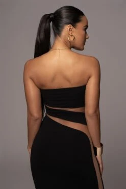 Black Unpredictable Midi Dress -Lady Clothing Store PRODUCT NOV212022 DECDROP1 42