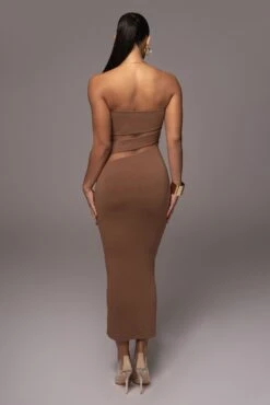 Pecan Unpredictable Midi Dress 37 Pecan Unpredictable Midi Dress -Lady Clothing Store PRODUCT NOV212022 DECDROP1 5