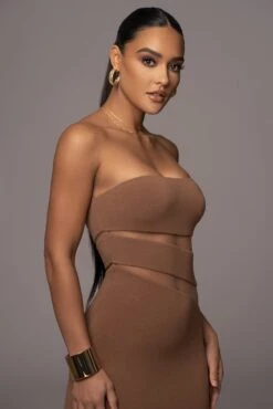 Pecan Unpredictable Midi Dress 29 Pecan Unpredictable Midi Dress -Lady Clothing Store PRODUCT NOV212022 DECDROP1 6