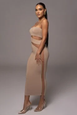 Beige Unpredictable Midi Dress -Lady Clothing Store PRODUCT NOV212022 DECDROP1 9