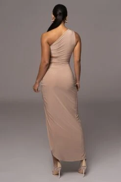 Camel One Night Only Dress -Lady Clothing Store PRODUCT NOV32022 HOLIDAY 10