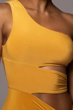 Mustard One Night Only Dress -Lady Clothing Store PRODUCT NOV32022 HOLIDAY 33